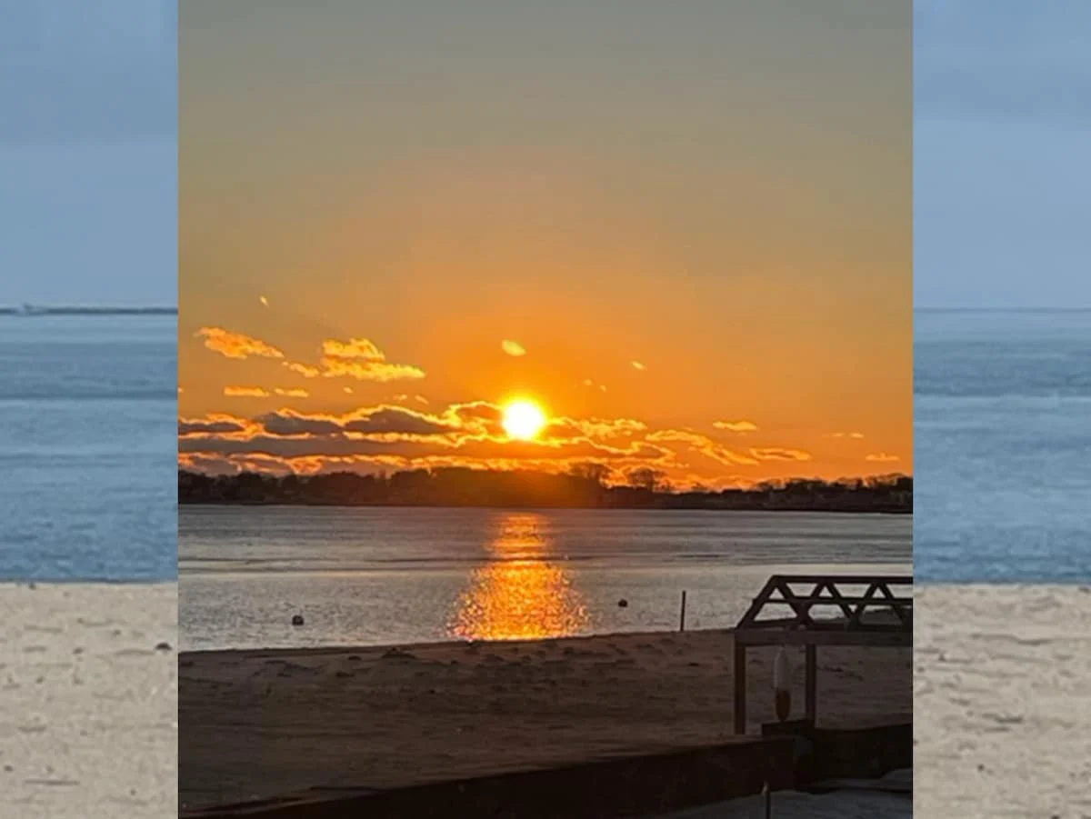 Sunset on the beach