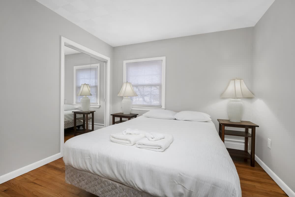 Three restful bedrooms