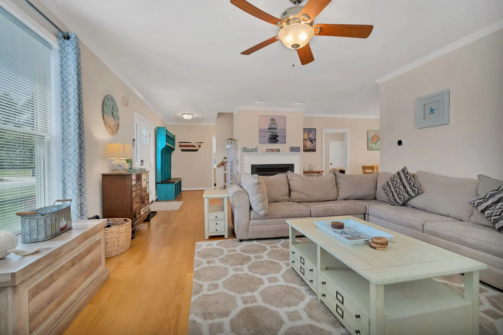 Open living room