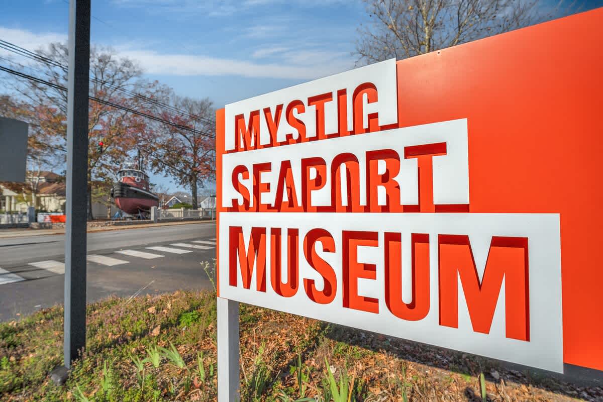 Mystic Seaport Museum, minutes away