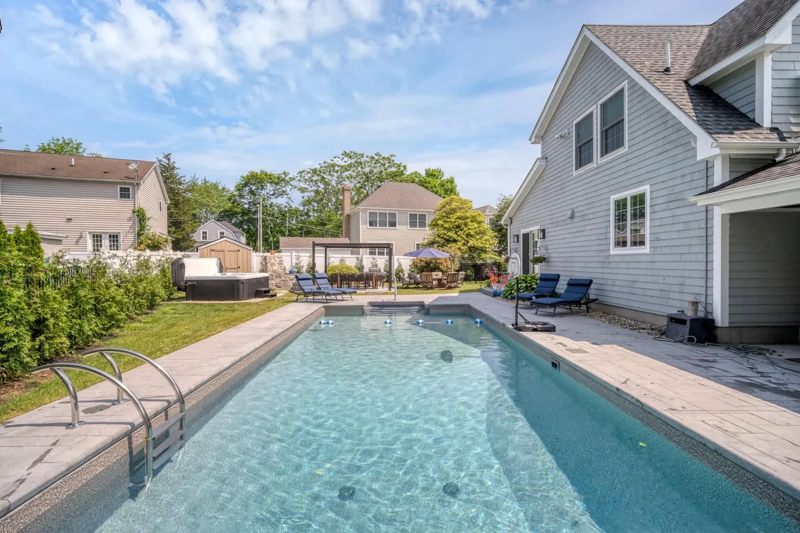 Backyard pool