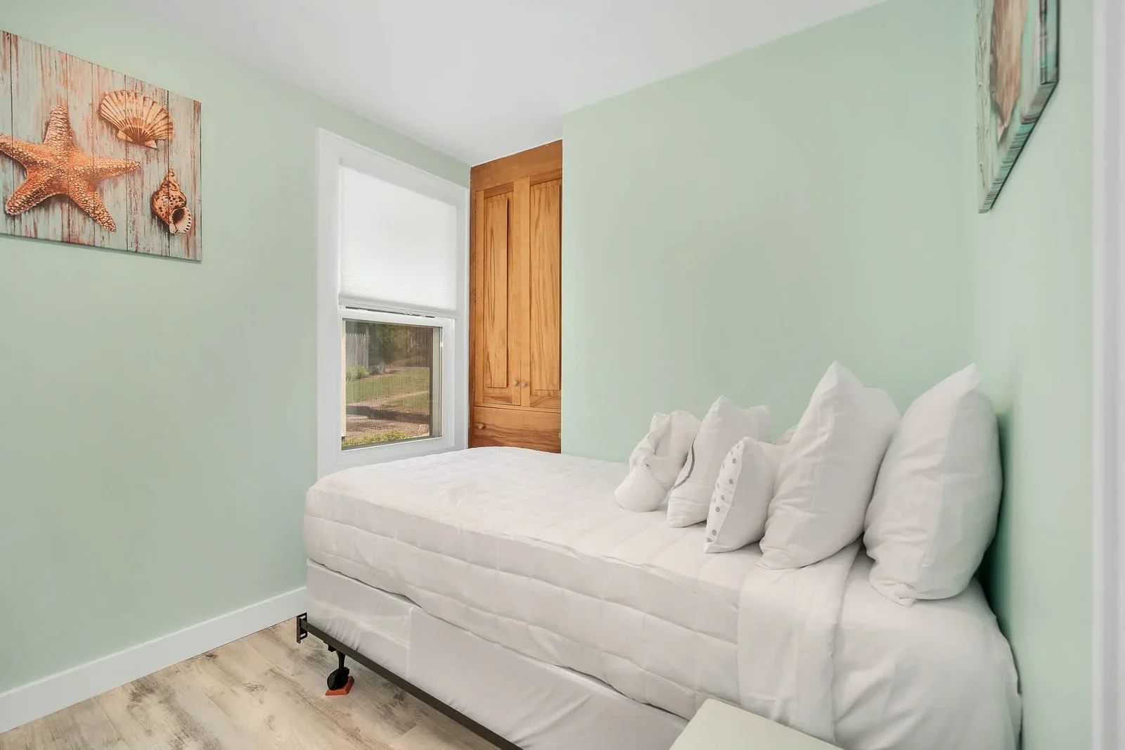 Three bedrooms, two levels