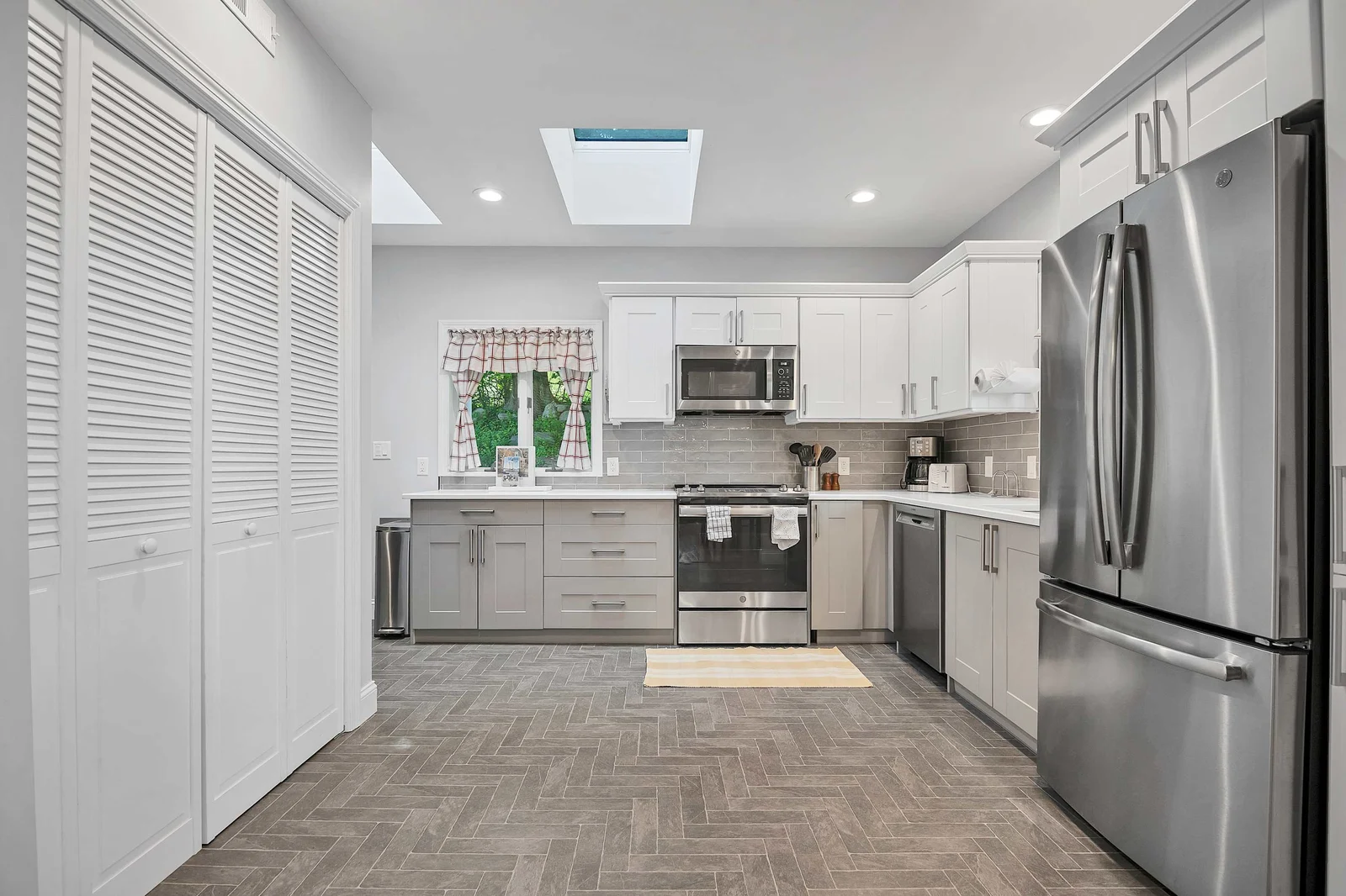Skylit kitchen