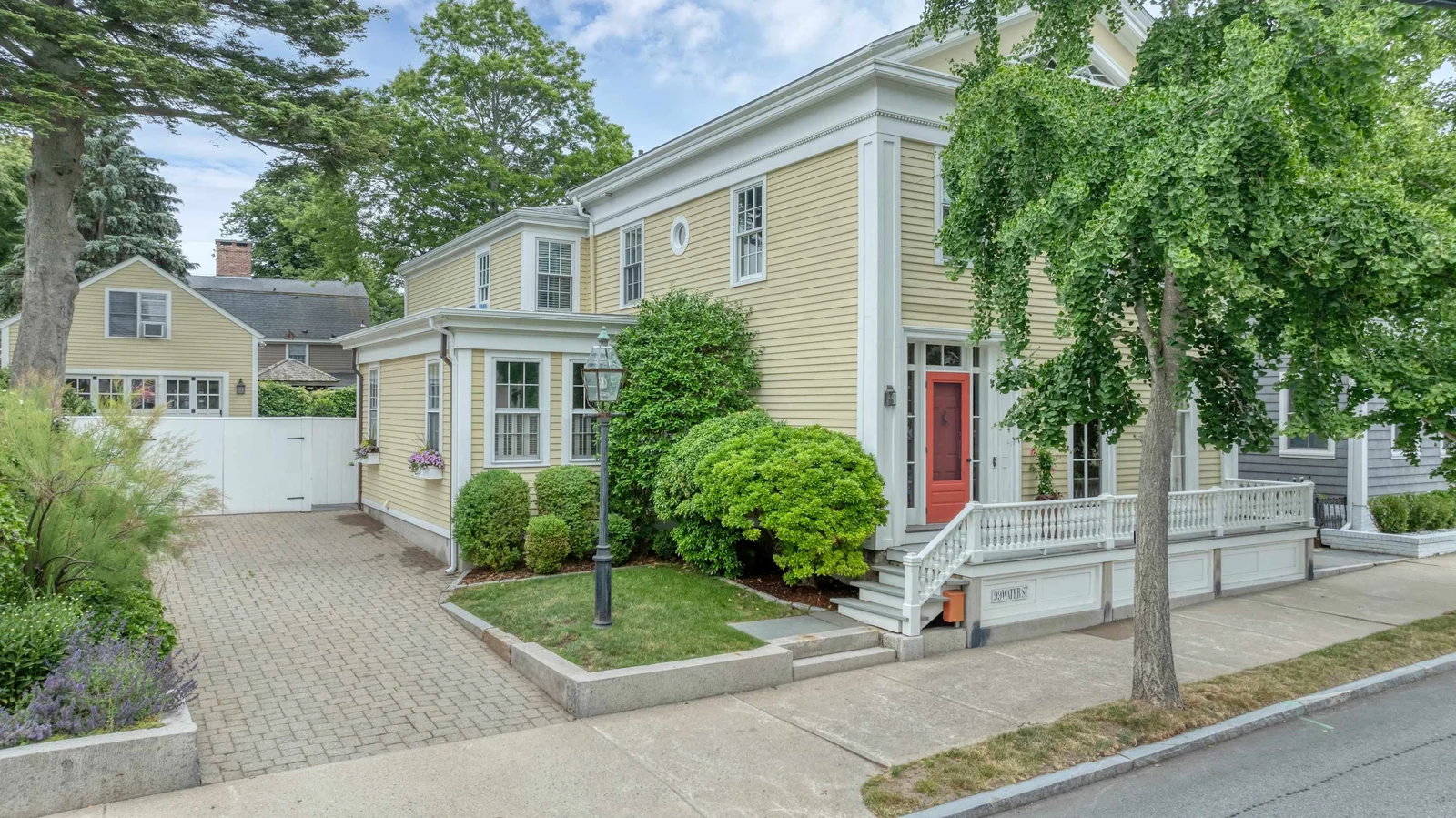 The historic home on Water Street