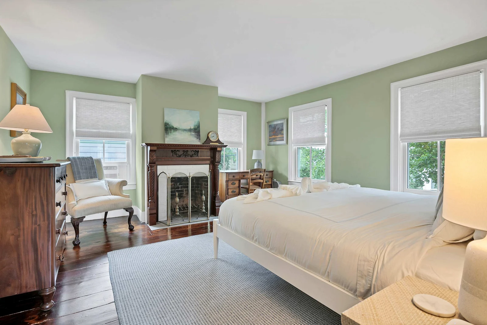 Four bedrooms upstairs